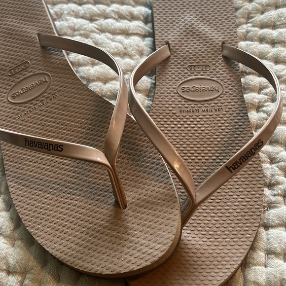 You Metallic Flip Flops - Picture 2 of 6